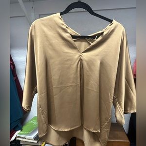 Satin loose fitting blouse